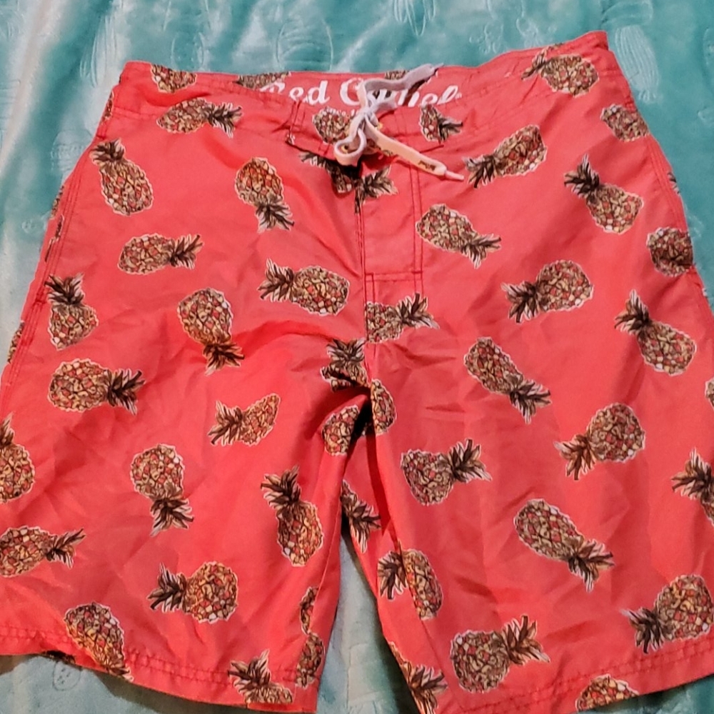 Red Camel Swim Trunks